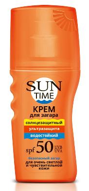 Купить sun time (сан тайм) крем для загара ультразащита, 150мл spf50  в Семенове