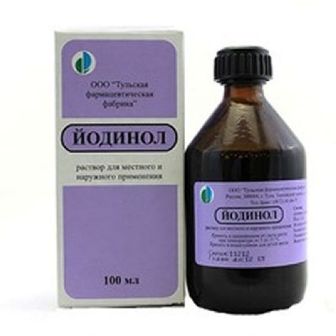 Купить йодинол, раствор для местного и наружного применения, флакон 100мл в Семенове