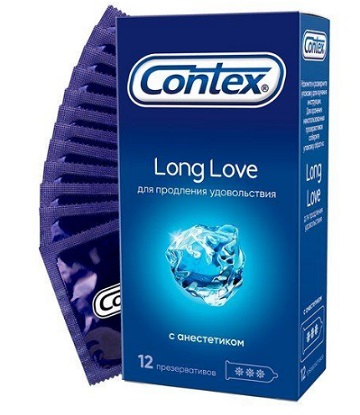 Contex (Контекс) презервативы Long love продлевающие 12шт