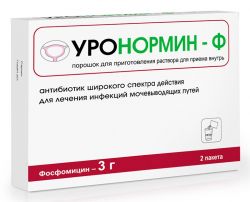 Купить уронормин-ф, порошок для приготовления раствора для приема внутрь 3г, пакетик 8г, 2шт в Семенове