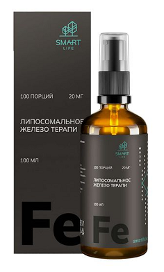 Железо липосомальное терапи SmartLife (Смартлайф), флакон с дозатором 100мл БАД