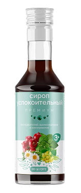 Сироп успокоительный премиум BioForte, флакон 250мл БАД