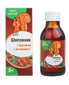 Сироп Шиповника детский, флакон 100мл БАД