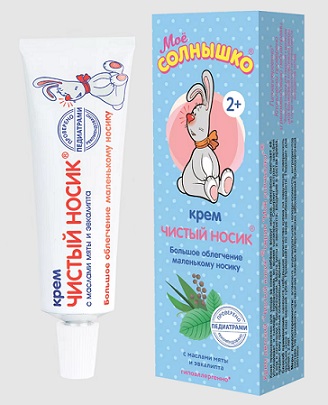 Мое Солнышко крем детский Чистый носик, 30мл