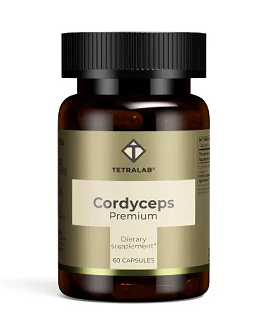Tetralab (Тетралаб) Кордицепс Премиум, капсулы массой 500мг, 60шт БАД 