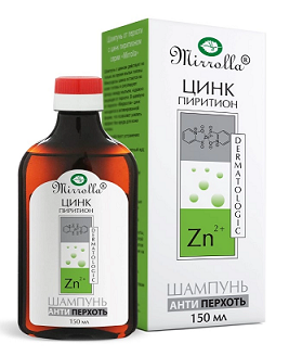 Мирролла шампунь против перхоти с цинк пиритионом, 150мл