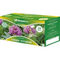 Клевера лугового трава, фильтр-пакеты 1,5г, 20 шт БАД