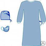 Купить комплект одежды, хирургический стер.(халат, шап., маска) в Семенове