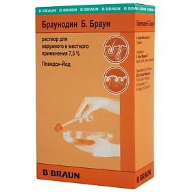 Купить браунодин б.браун, раствор для местного и наружного применения 7,5%, флакон 100мл в Семенове