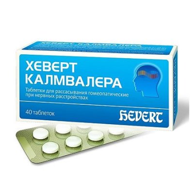 Купить хеверт калмвалера, таблетки для рассасывания гомеопатические, 40 шт в Семенове