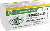 Купить левофлоксацин, капли глазные 0,5%, флакон-капельница 5мл в Семенове