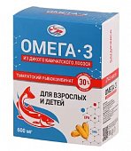 Купить салмоника (salmonica) омега-3 600мг из дикого камчатского лосося для взрослых и детей, капсулы 45 шт бад в Семенове