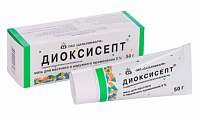 Купить диоксисепт, мазь для местного и наружного применения 5%, 50г в Семенове