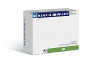 Купить мемантин-рихтер, таблетки, покрытые пленочной оболочкой 10мг, 60 шт в Семенове
