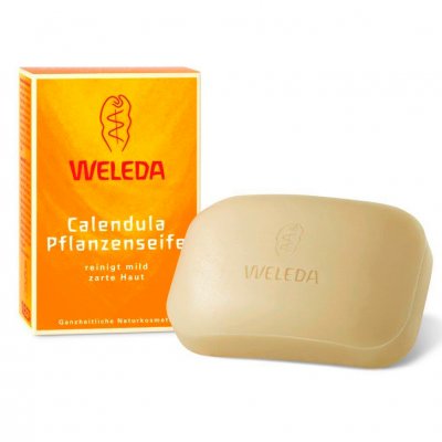 Купить weleda (веледа) мыло детский с календулой 100 мл в Семенове