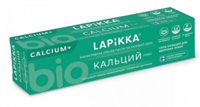 Купить лапика (lappika) зубная паста кальций плюс, 94г в Семенове