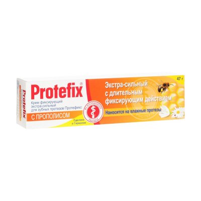 Купить протефикс (protefix) крем для фиксации зубных протезов прополис 40мл в Семенове
