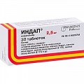 Купить индап, таблетки 2,5мг, 30 шт в Семенове