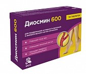 Купить диосмин 600, таблетки покрытые оболочкой массой 1,1г, 30 шт бад в Семенове
