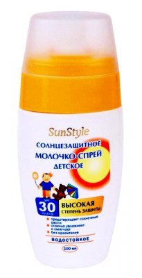 Купить сан стайл, молочко-спрей солнцезащитное детское spf30, 100мл в Семенове