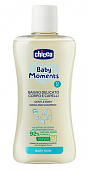 Купить chicco baby moments (чикко) пена для тела и волос нежная детская 200мл в Семенове