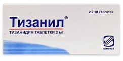 Купить тизанил, таблетки 2мг, 30шт в Семенове