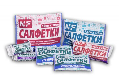 Купить салфетки стериальные евро 12 сложений 10см х10см, 10шт в Семенове
