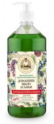 Купить бабушка агафья мыло антибактериальное кедрово-можжевеловое, 1000мл в Семенове