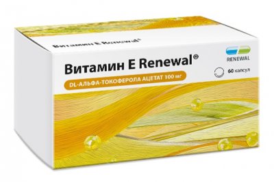 Купить витамин е-реневал, капсулы 100мг, 60 шт бад в Семенове