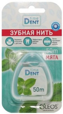 Купить таймдент (timedent) зубная нить мята 50м в Семенове