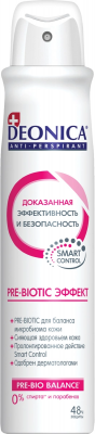 Купить deonica (деоника) дезодорант антиперспирант pre-biotic эффект спрей, 200мл в Семенове