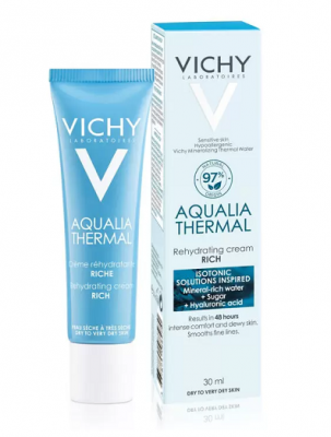 Купить vichy aqualia thermal (виши) крем увлажняющий насыщенный для сухой и очень сухой кожи 30мл в Семенове