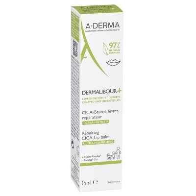 Купить a-derma dermalibour+ (а-дерма) бальзам для губ восстанавливающий ультрапитательный для детей с рождения, 15 мл в Семенове