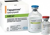 Купить герцептин, лиофилизат для приготовления концентрата для приготовления раствора для инфузий 440мг флакон 1шт в Семенове