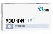 Купить мемантин, таблетки, покрытые пленочной оболочкой 10мг, 30 шт в Семенове