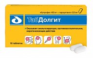 Купить табдолгит, таблетки покрытые пленочной оболочкой 400мг+325мг, 10 шт в Семенове