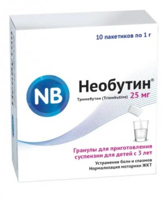 Купить необутин, гранулы для приготовления суспензии для приема внутрь 25мг, 10 шт в Семенове
