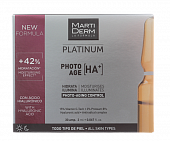 Купить martiderm (мартидерм) platinum сыворотка для лица коррекция фотостарения гиалуроновая кислота+, ампулы 2мл, 30 шт в Семенове