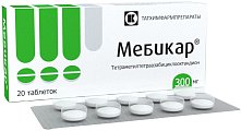 Купить мебикар, таблетки 300мг, 20 шт в Семенове