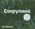 Купить спирулина 500мг, таблетки 60 шт бад в Семенове