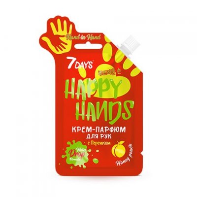 Купить 7 days крем для рук увлажняющий с персиком, 25 г в Семенове