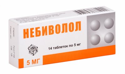 Купить небиволол, тбл 5мг №14 (берёзовский фармацевтический завод зао, россия) в Семенове