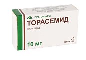 Купить торасемид, таблетки 10мг, 30 шт в Семенове