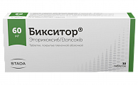 Купить бикситор, таблетки, покрытые пленочной оболочкой 60мг, 30шт в Семенове