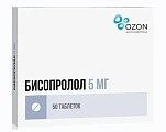 Купить бисопролол, таблетки, покрытые пленочной оболочкой 5мг, 50 шт в Семенове