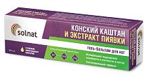 Купить solnat (солнат) конский каштан и экстракт пиявки, гель-бальзам для ног 100мл в Семенове