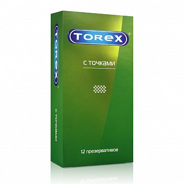 Torex (Торекс) презервативы с точками 12шт