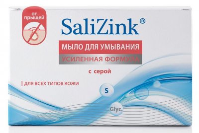 Купить салицинк (salizink) мыло для умывания для всех типов кожи с серой, 100г в Семенове