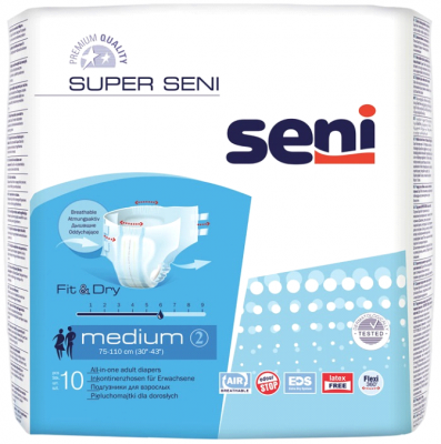 Купить seni (сени) подгузники супер медиум 2 10шт в Семенове