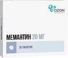 Купить мемантин, таблетки, покрытые пленочной оболочкой 20мг, 30 шт в Семенове